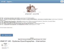 Tablet Screenshot of anae-revue.com